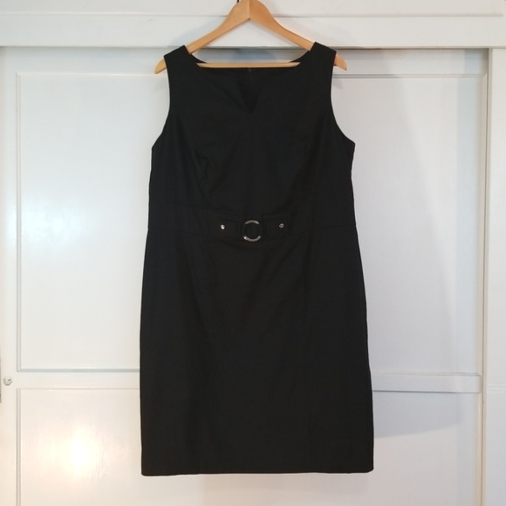 Little Black Dress With Silver Details
